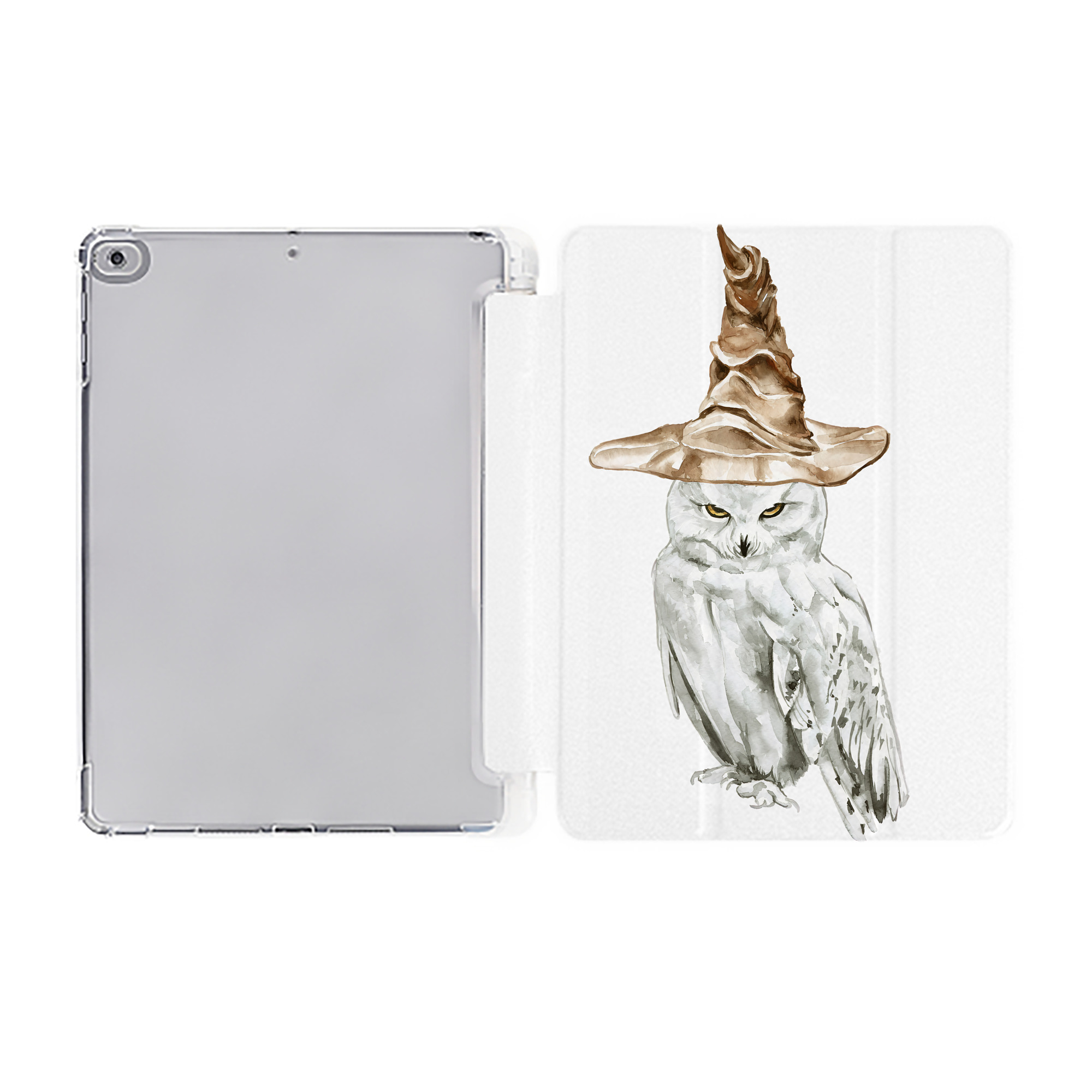 （画像用） Harry Potter ハリー・ポッターシリーズ IPad ケース ペン収納付き 三つ折りスタンド PUレザー×シリコン 対応機種9.5/10.5/10.9インチ